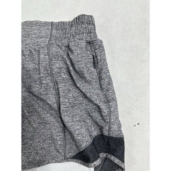 Lululemon Hotty Hot Short II 4" Heathered Lux Multi Black Womens 4 EUC - Picture 2 of 12